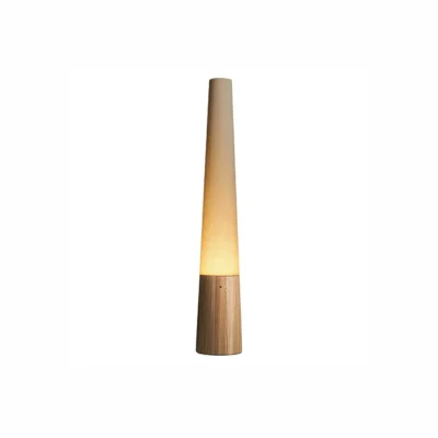 Cone Wooden Floor Lamp