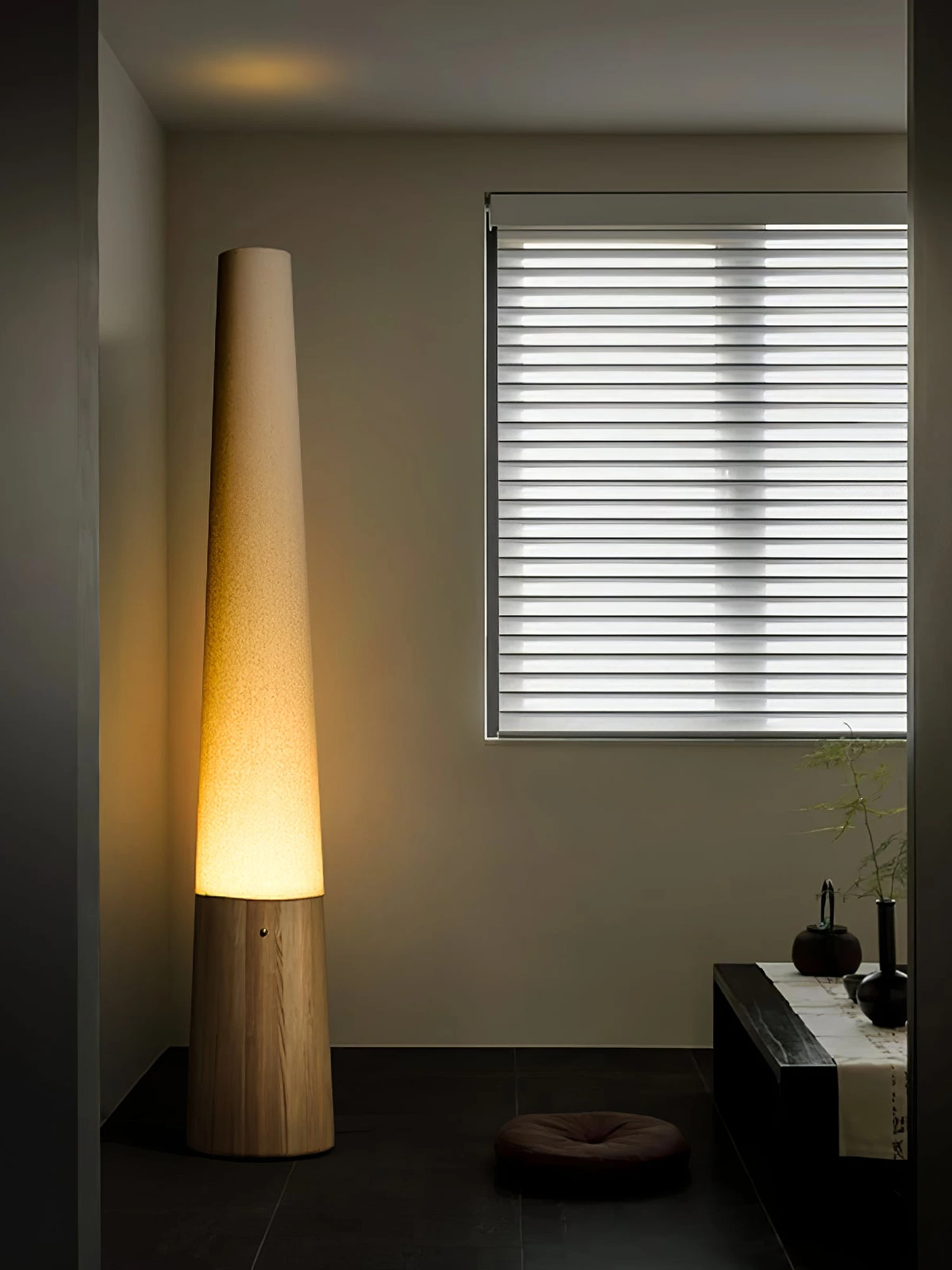 Cone Wooden Floor Lamp - Image 11