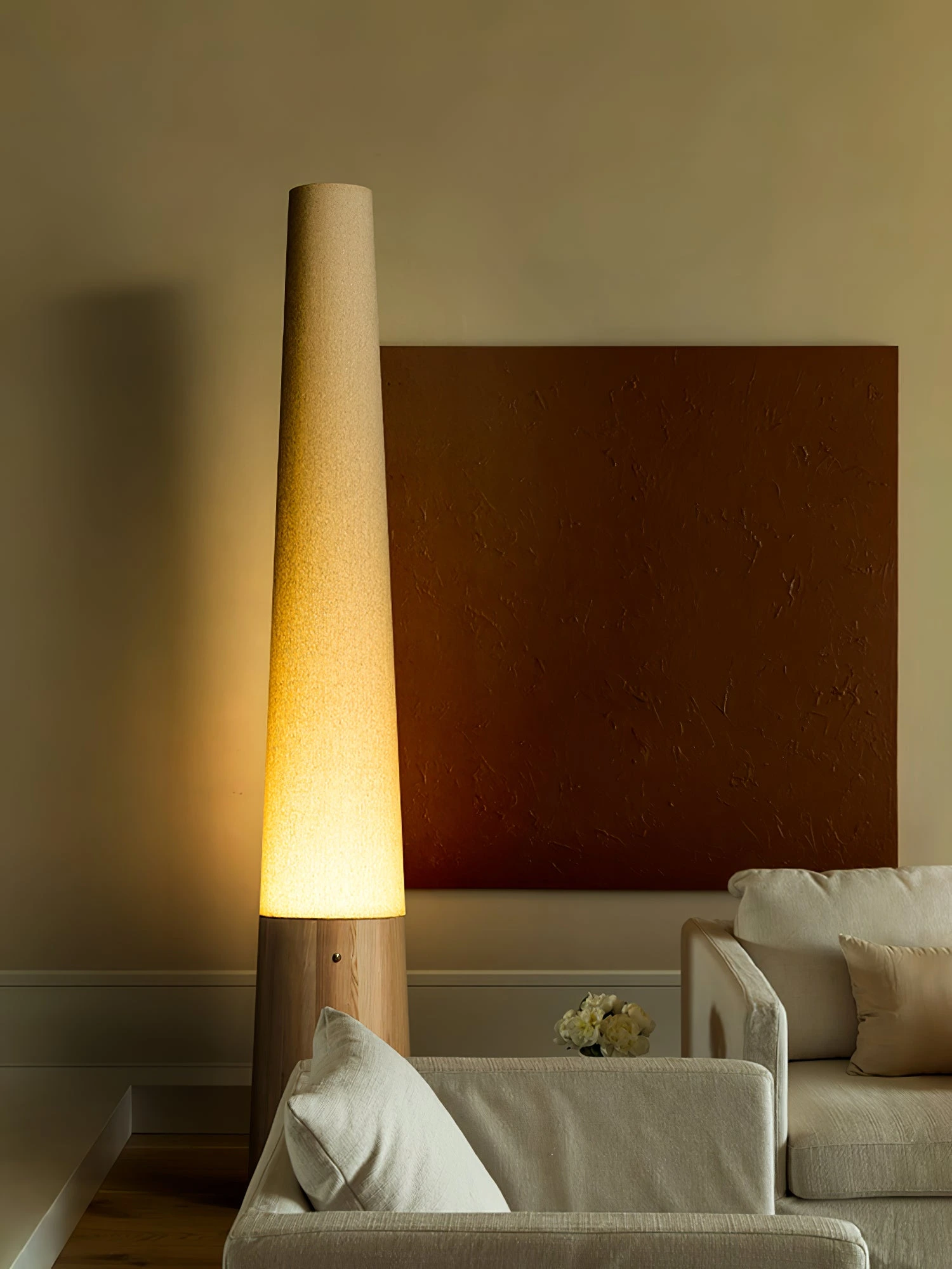 Cone Wooden Floor Lamp - Image 14