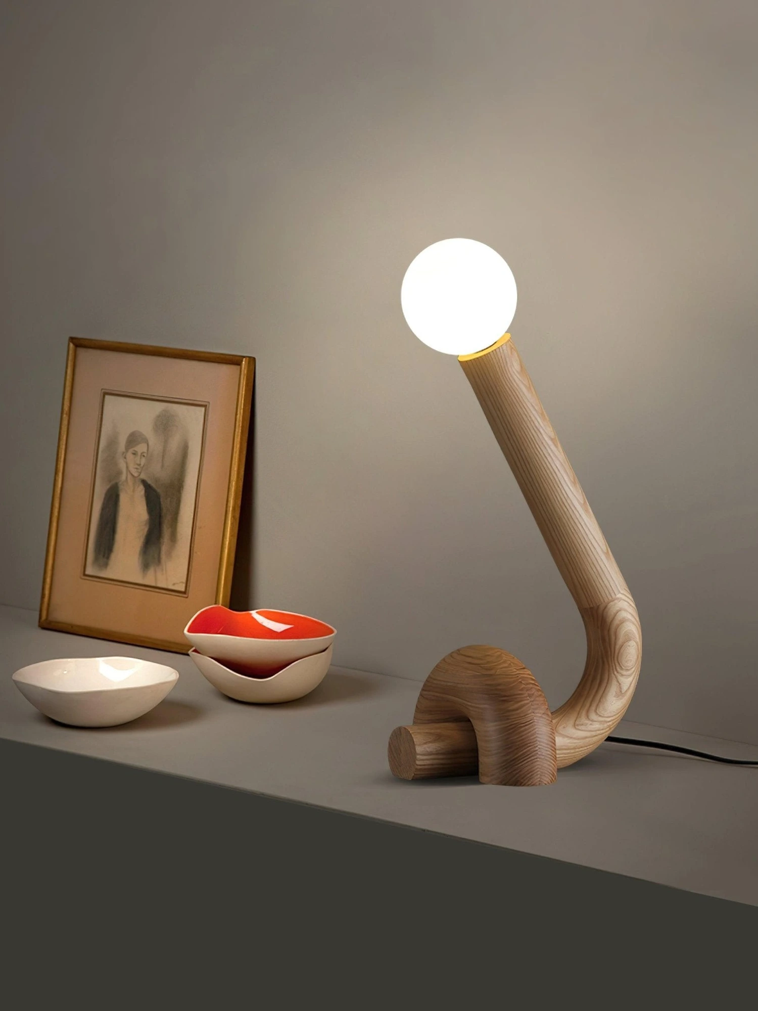 Curled Table Lamp - Image 3