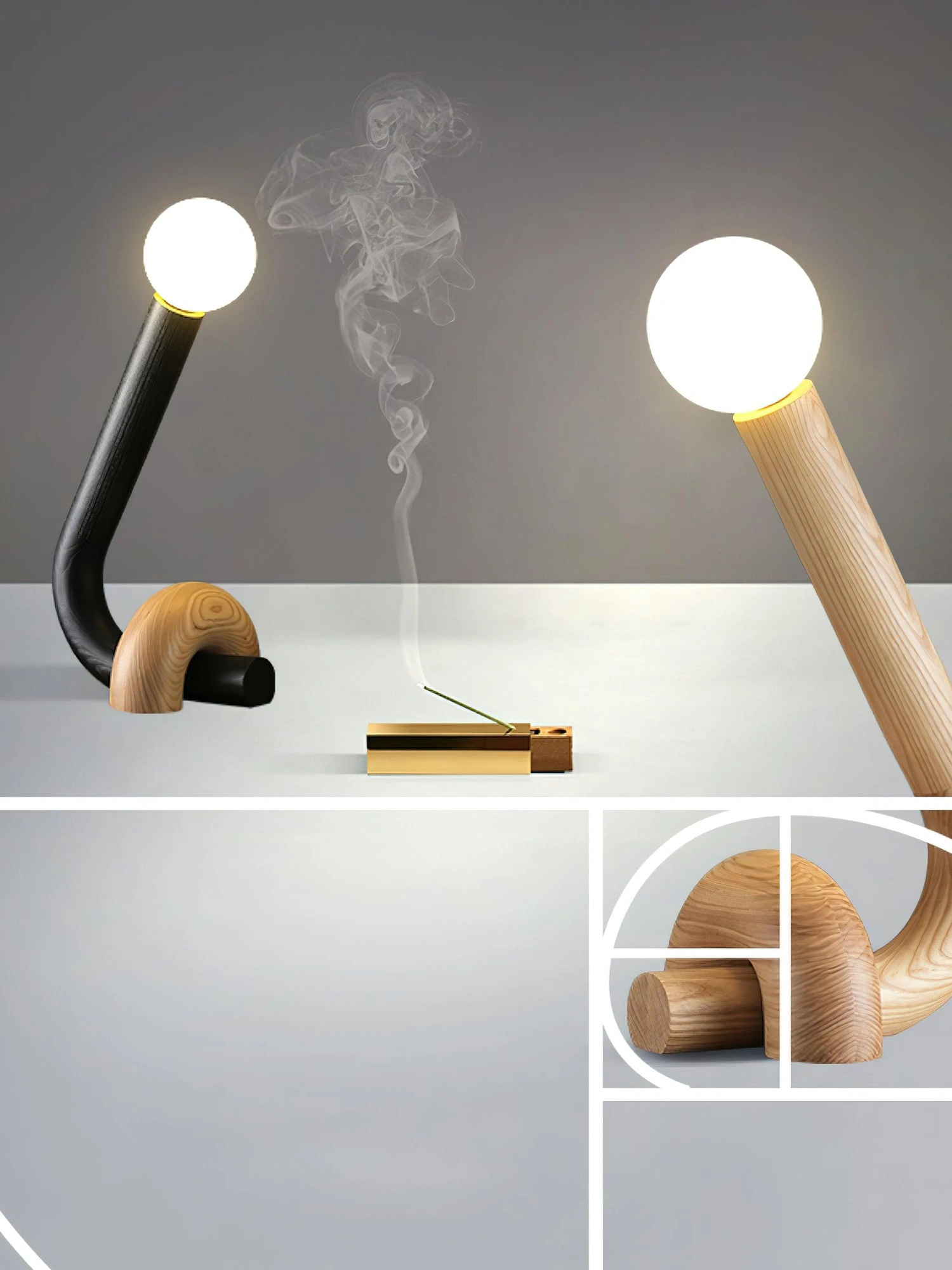 Curled Table Lamp - Image 12