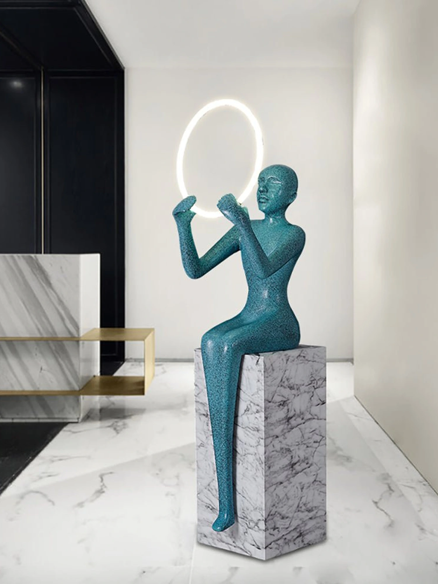 Elena Sculpture Floor Lamp - Image 11
