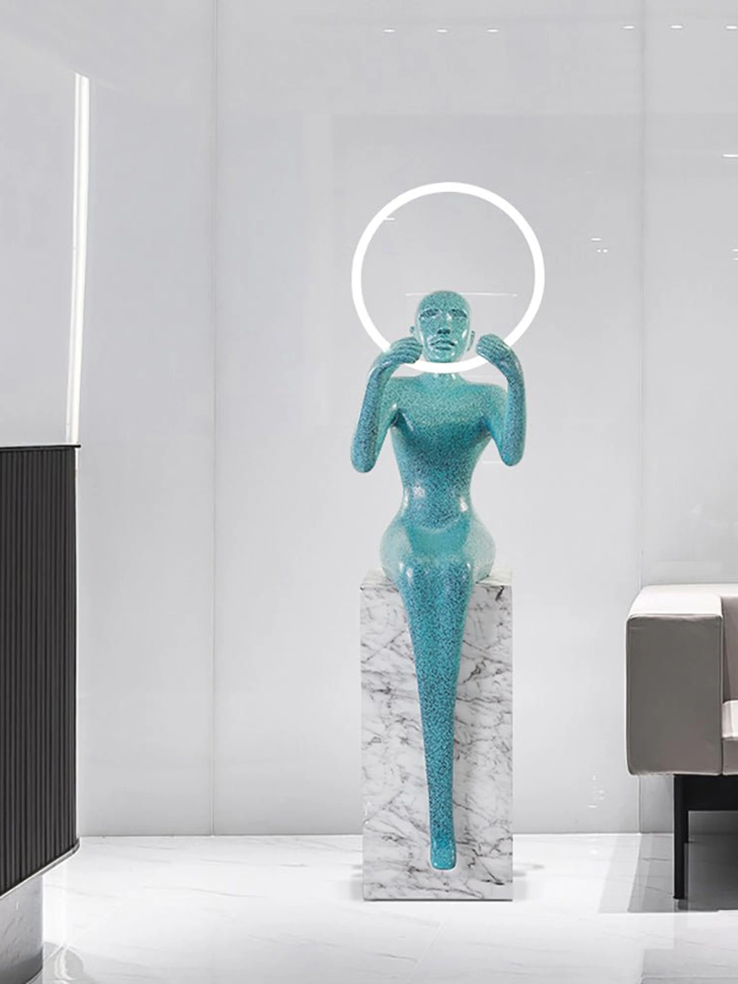 Elena Sculpture Floor Lamp - Image 12