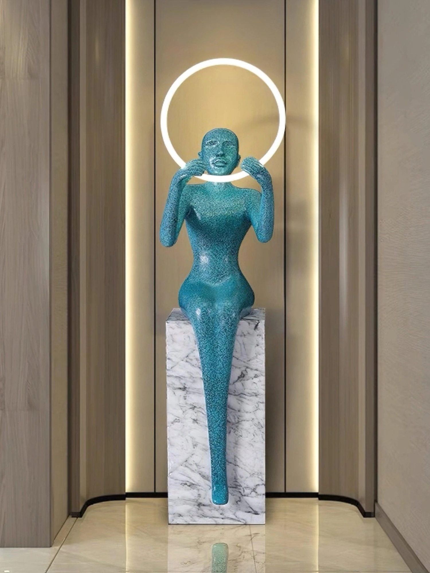 Elena Sculpture Floor Lamp - Image 13