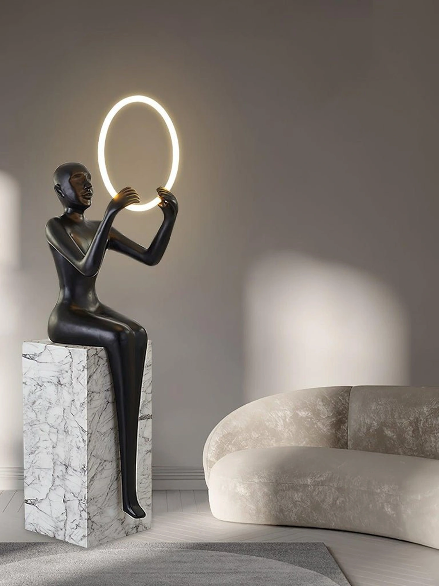 Elena Sculpture Floor Lamp - Image 2