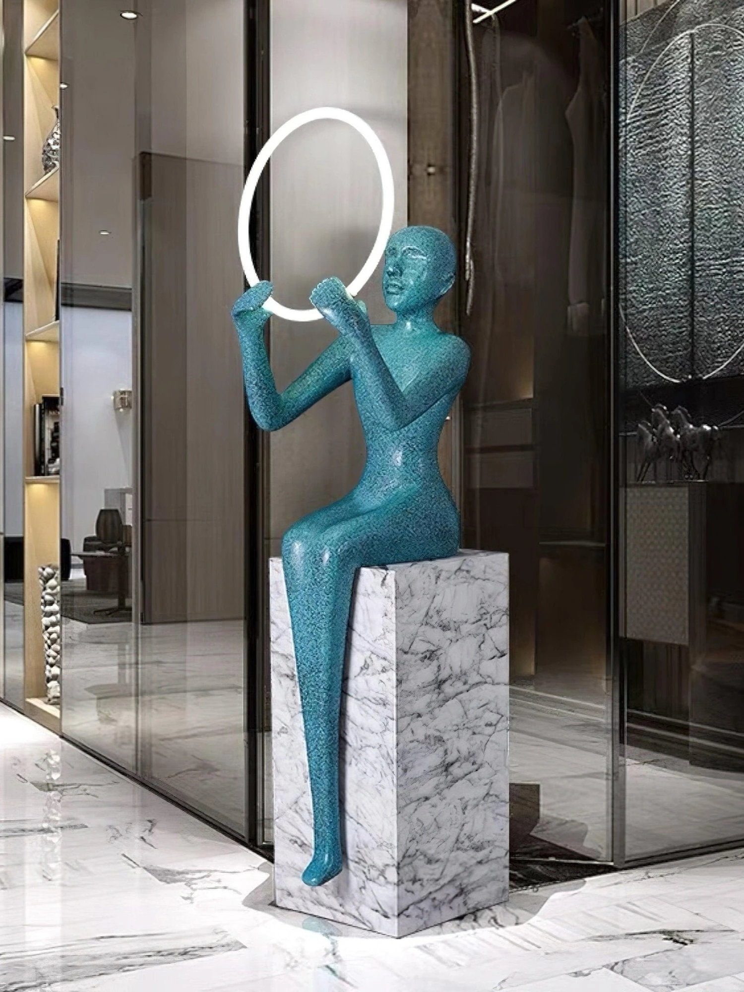 Elena Sculpture Floor Lamp - Image 5