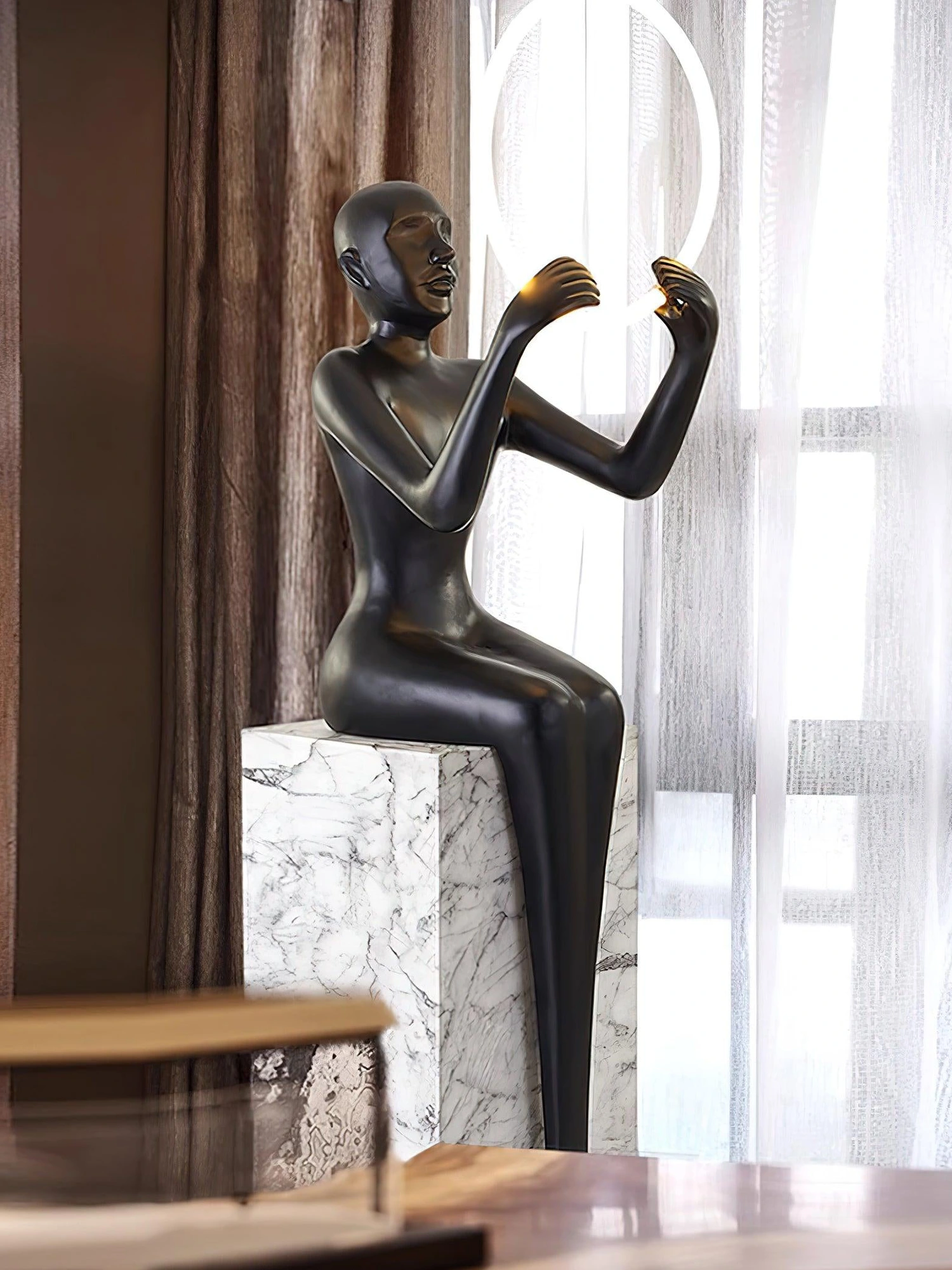Elena Sculpture Floor Lamp - Image 9