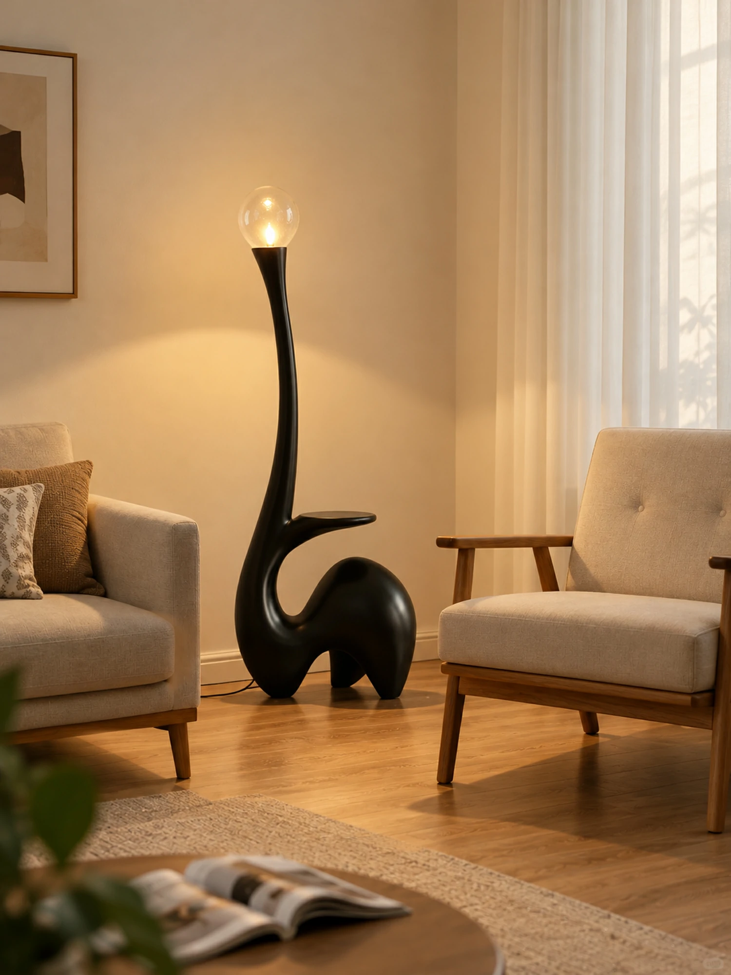 Elero Sculptural Floor Lamp - Image 3