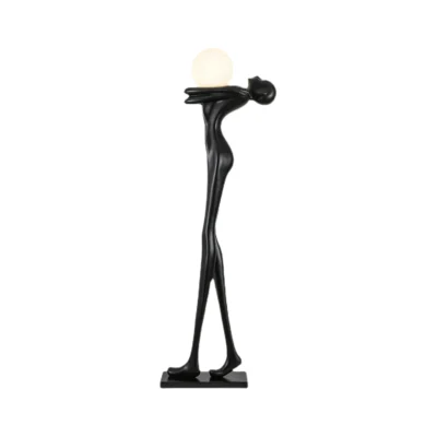 Embrace Ball Sculpture Floor Lamp