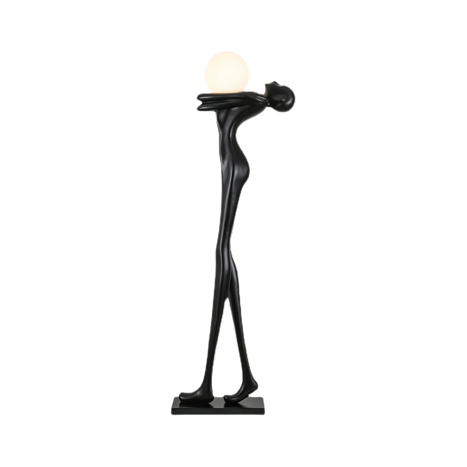 Embrace Ball Sculpture Floor Lamp