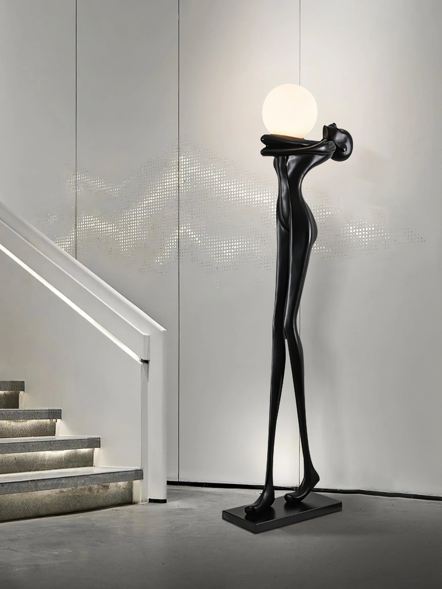 Embrace Ball Sculpture Floor Lamp - Image 9