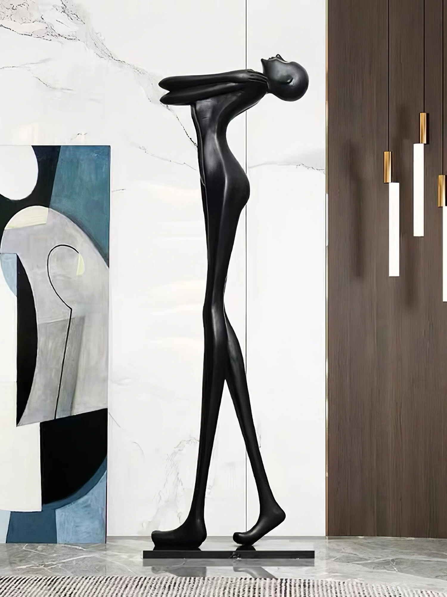 Embrace Ball Sculpture Floor Lamp - Image 10