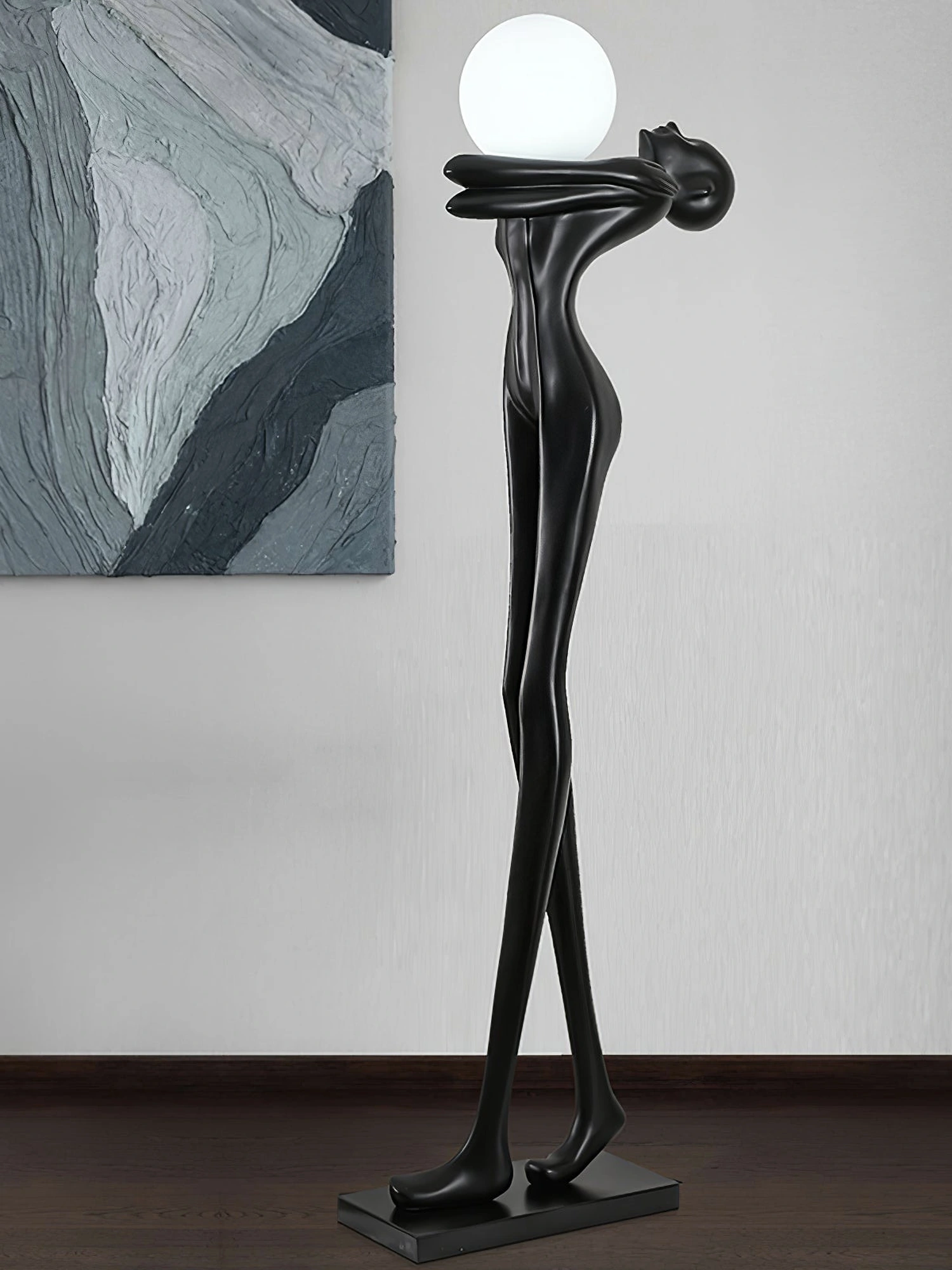 Embrace Ball Sculpture Floor Lamp - Image 11
