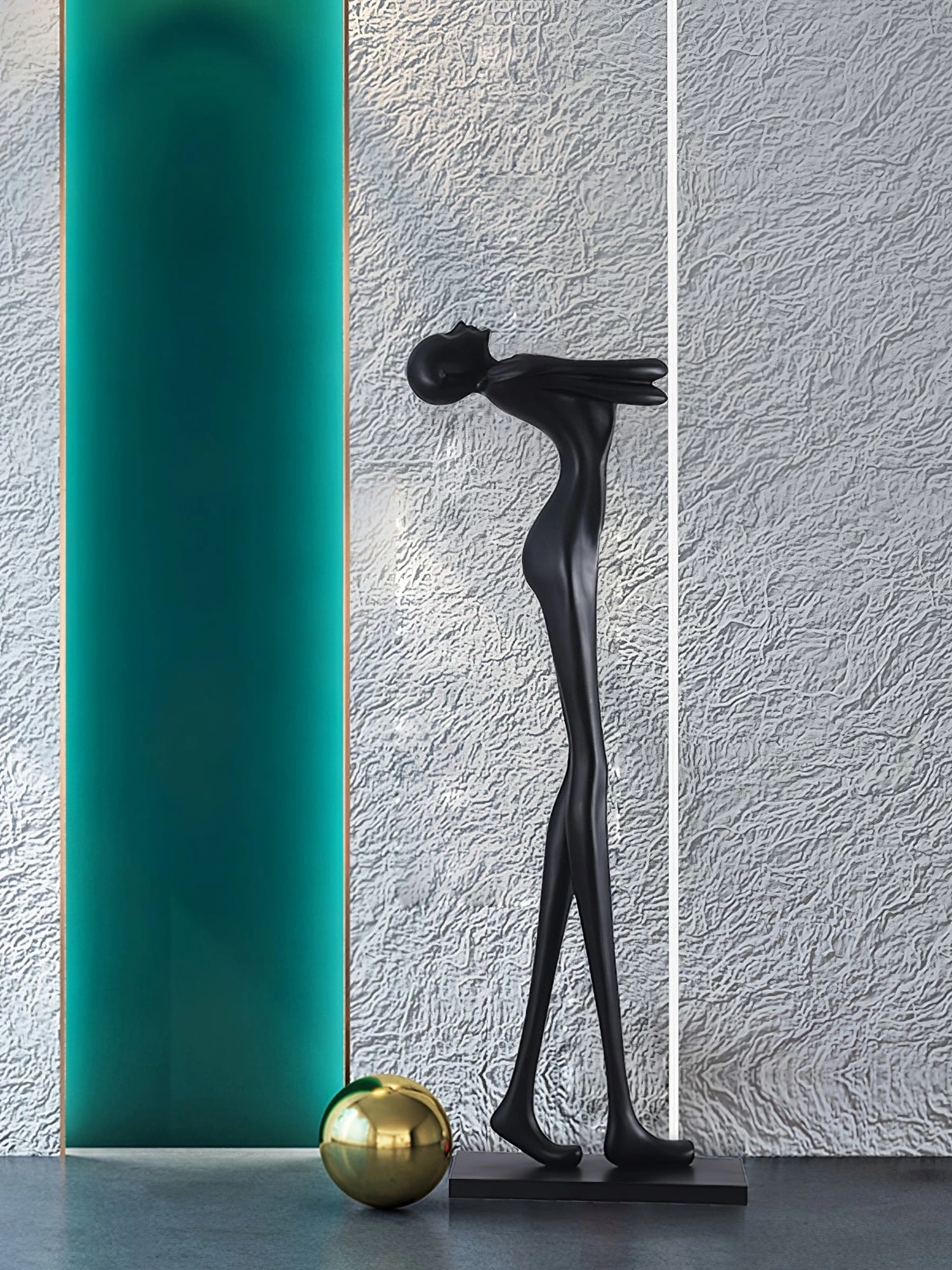 Embrace Ball Sculpture Floor Lamp - Image 12