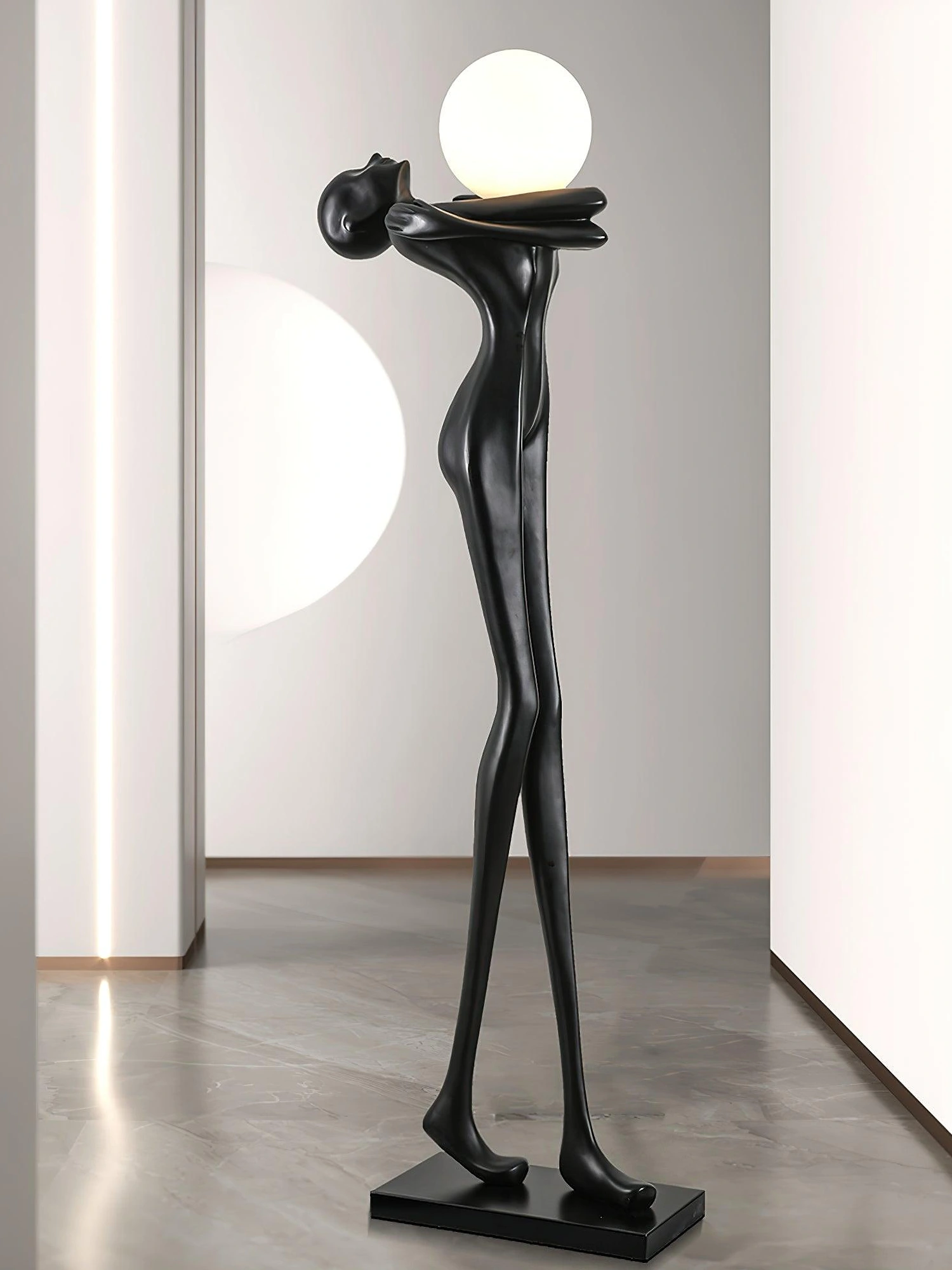 Embrace Ball Sculpture Floor Lamp - Image 16