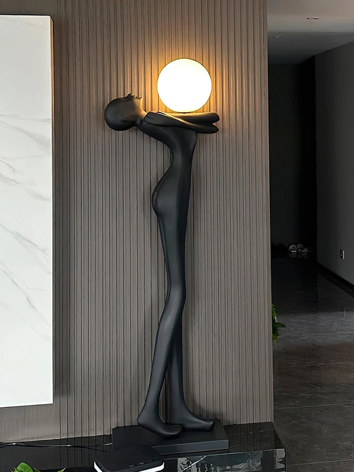 Embrace Ball Sculpture Floor Lamp - Image 6