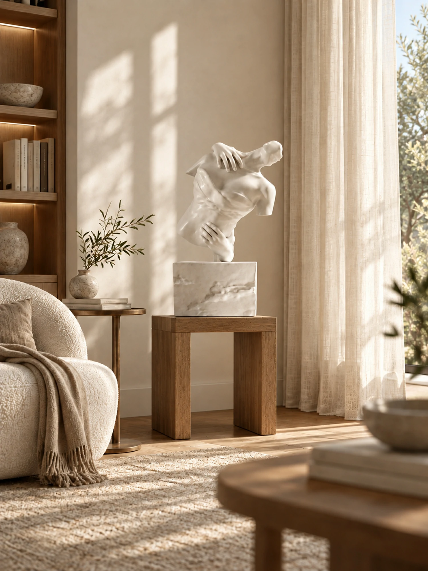 Embrace Form Sculpture - Image 2