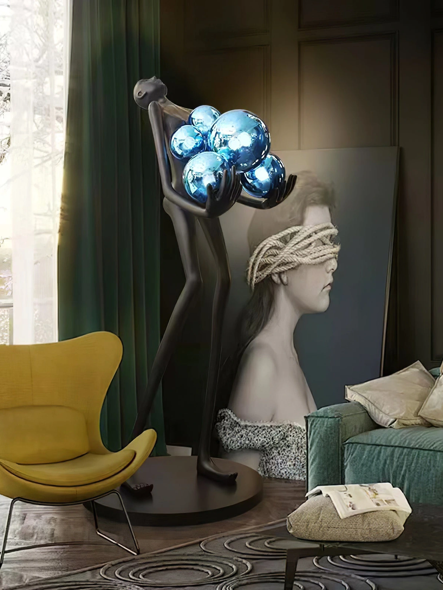 Embrace Sculpture Floor Lamp - Image 20