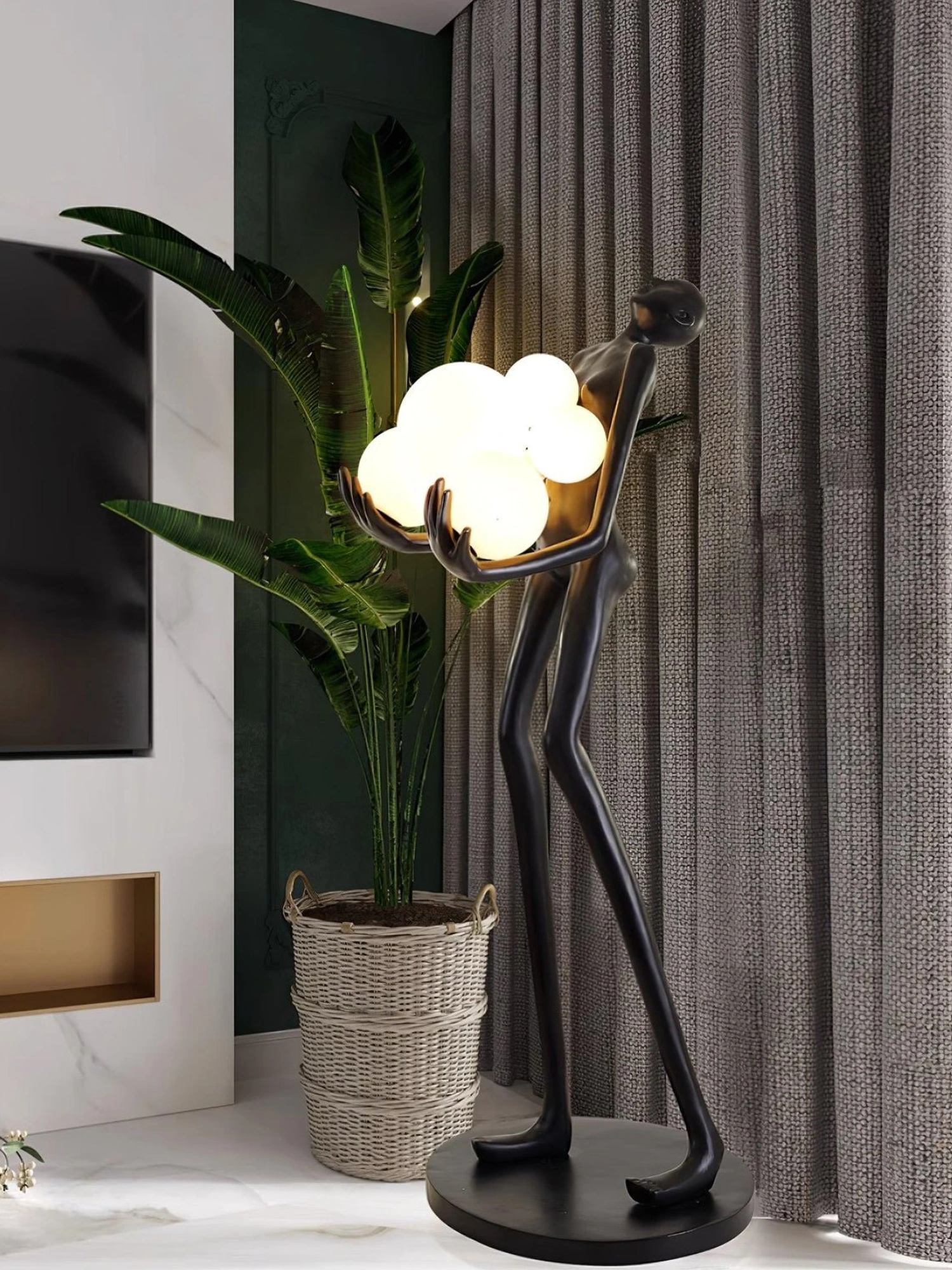 Embrace Sculpture Floor Lamp - Image 4
