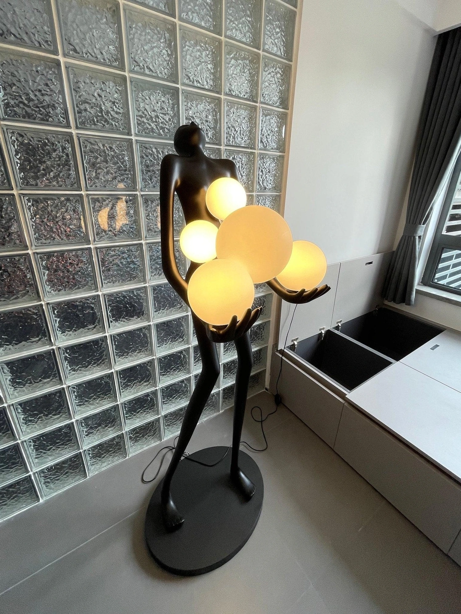 Embrace Sculpture Floor Lamp - Image 5