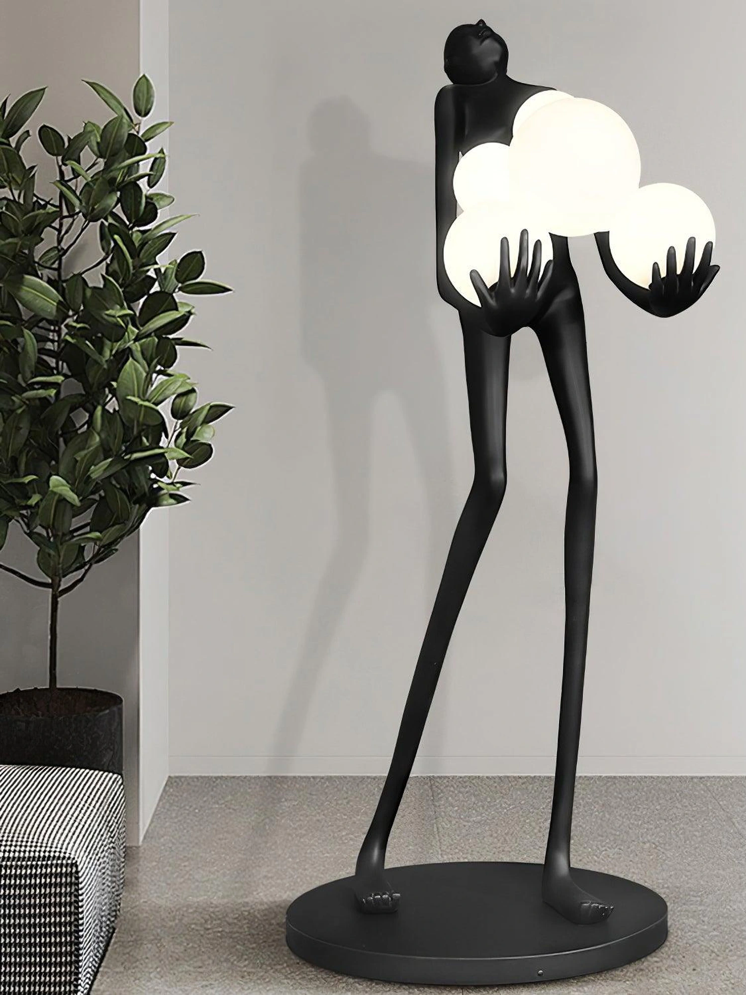 Embrace Sculpture Floor Lamp - Image 8