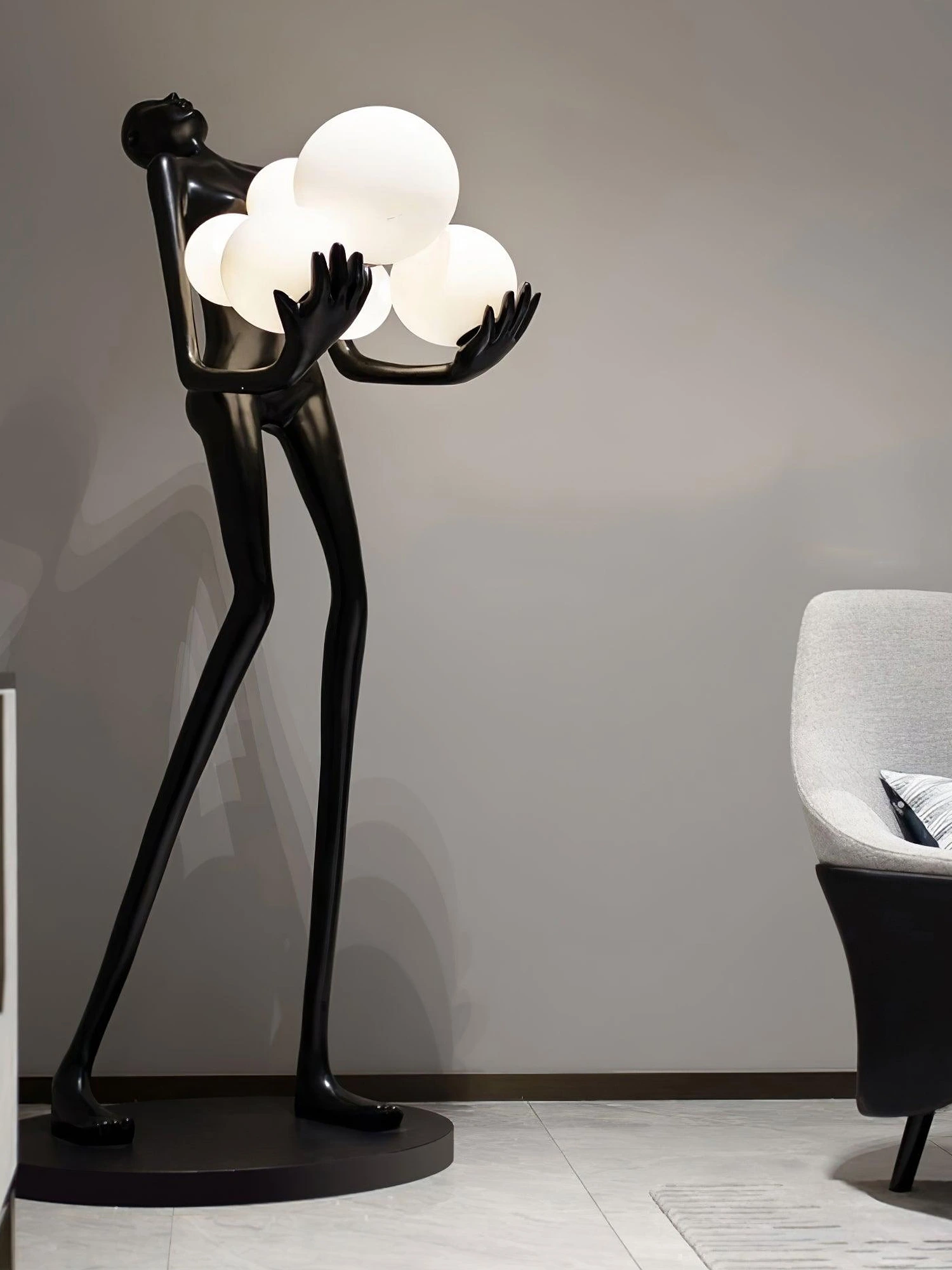 Embrace Sculpture Floor Lamp - Image 9