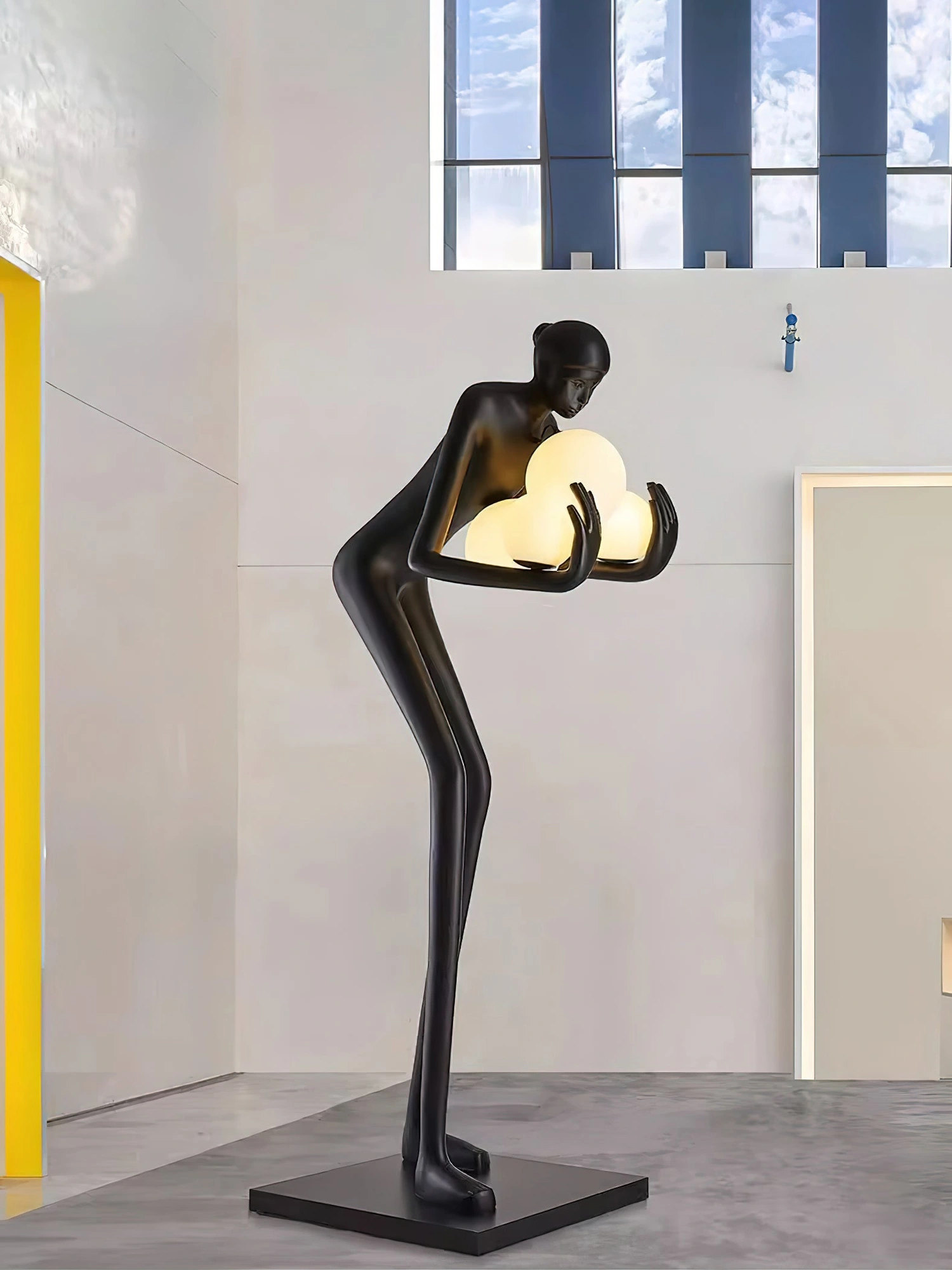 Embrace of Light Sculpture Floor Lamp - Image 3