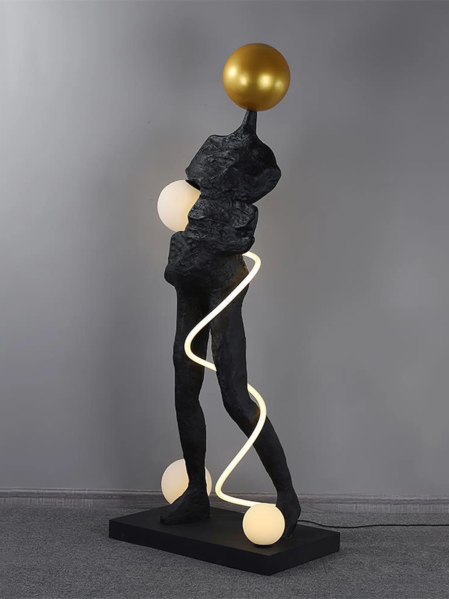 Everett Spiral Floor Lamp - Image 9