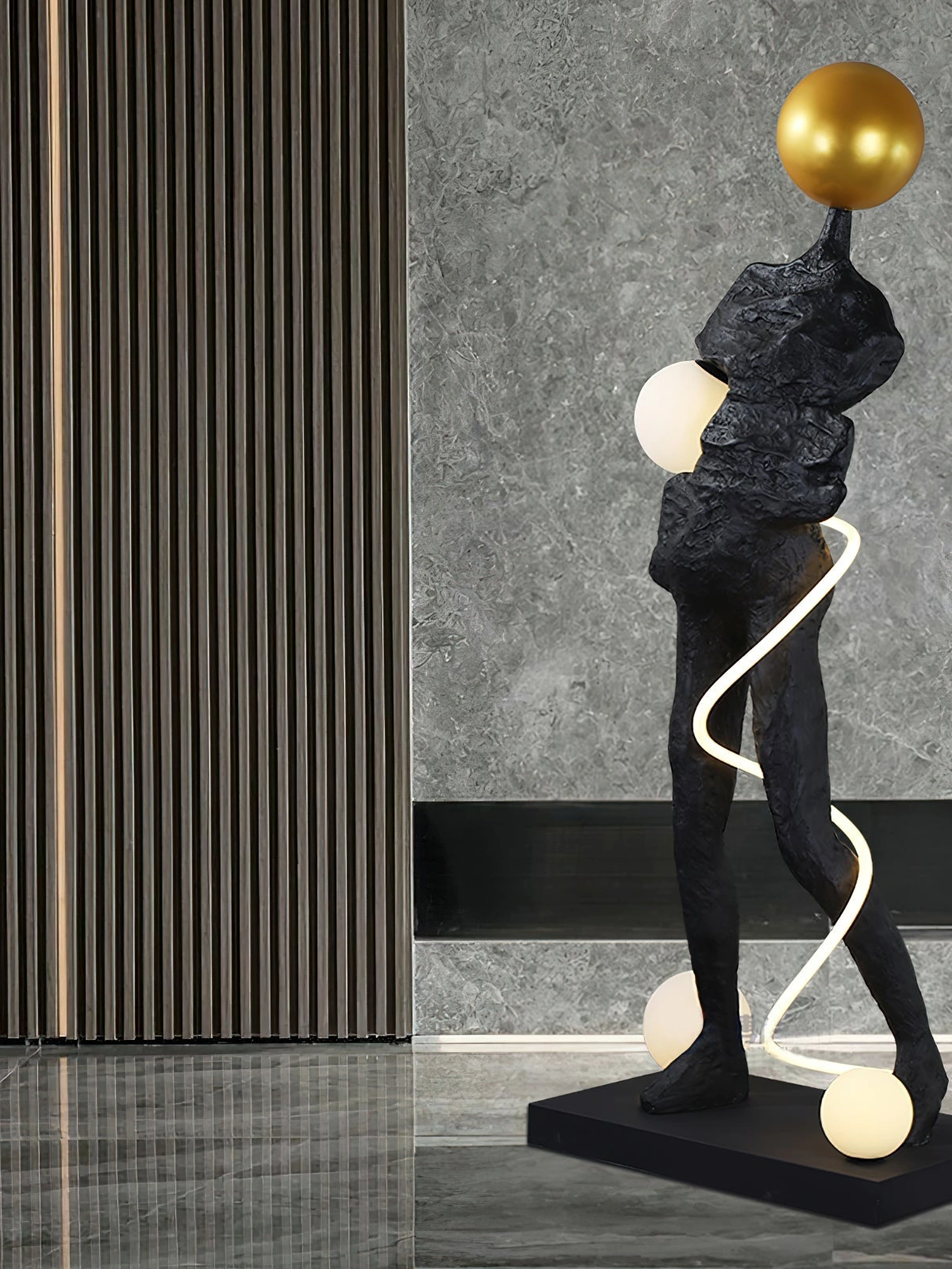 Everett Spiral Floor Lamp - Image 7