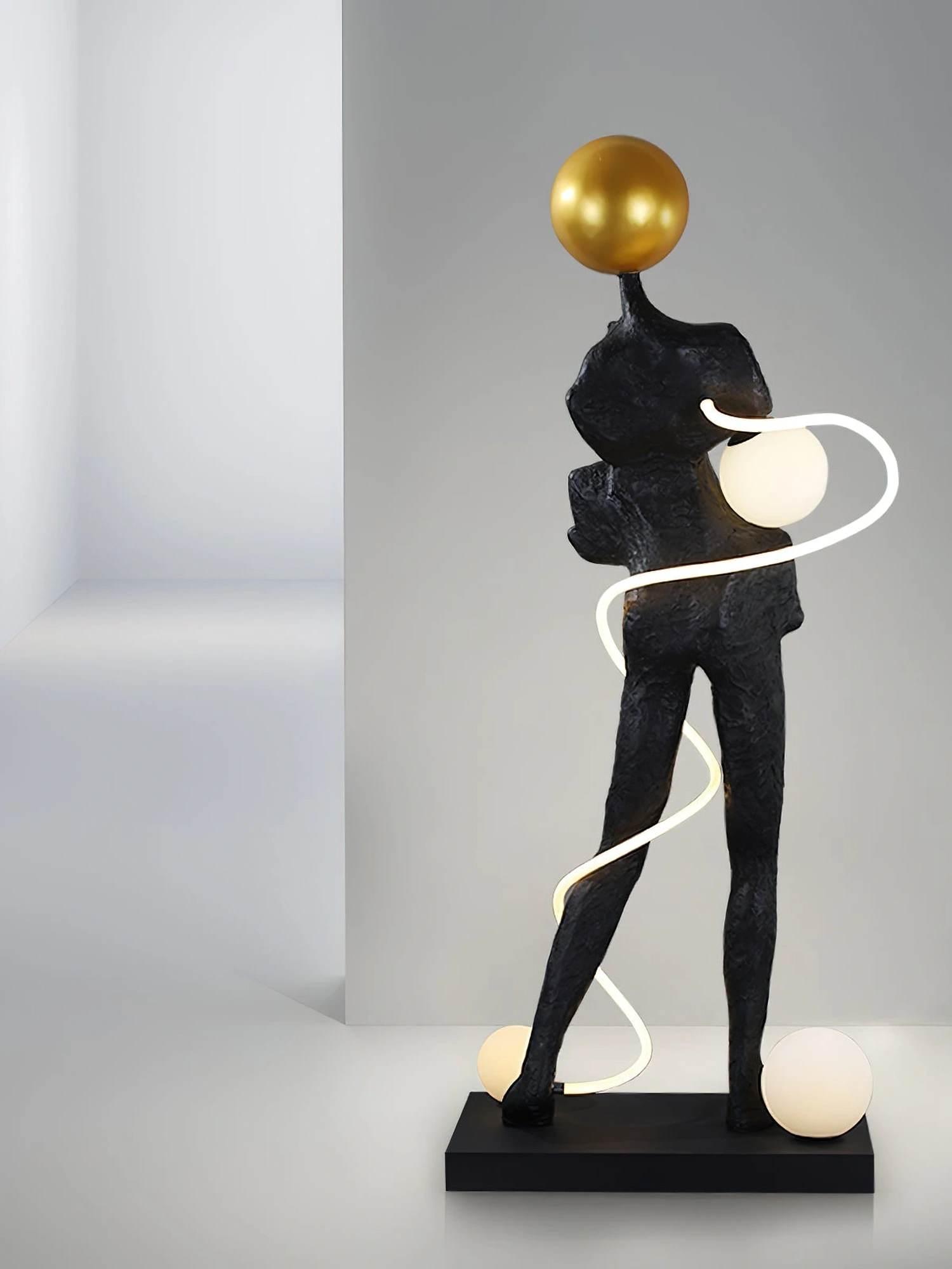 Everett Spiral Floor Lamp - Image 2