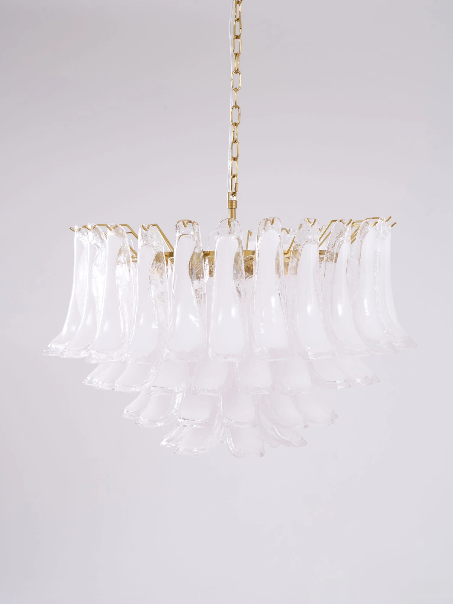 Fiora Pink Glass Chandelier - Image 20