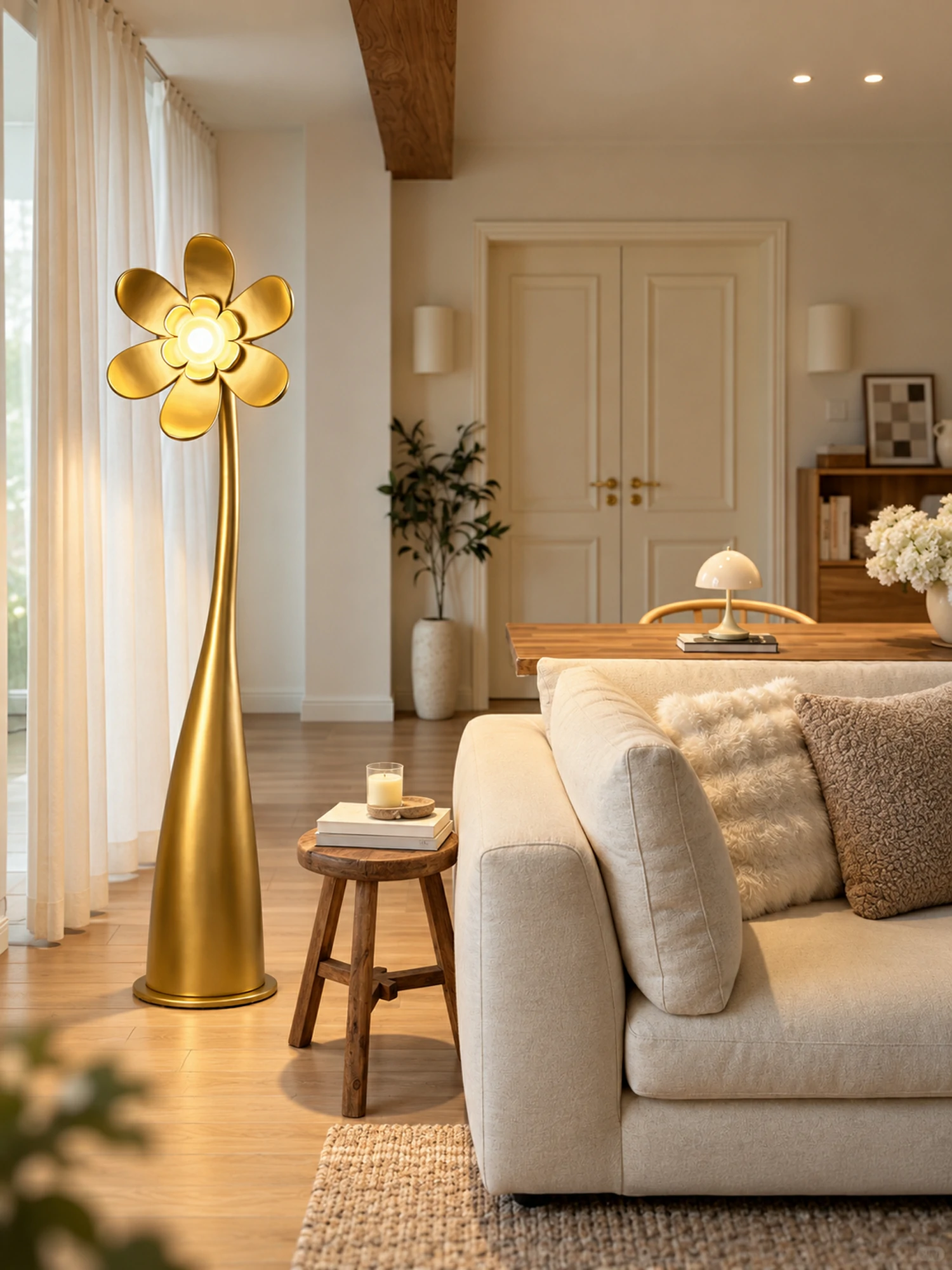 Fleur Sculpture Floor Lamp - Image 5