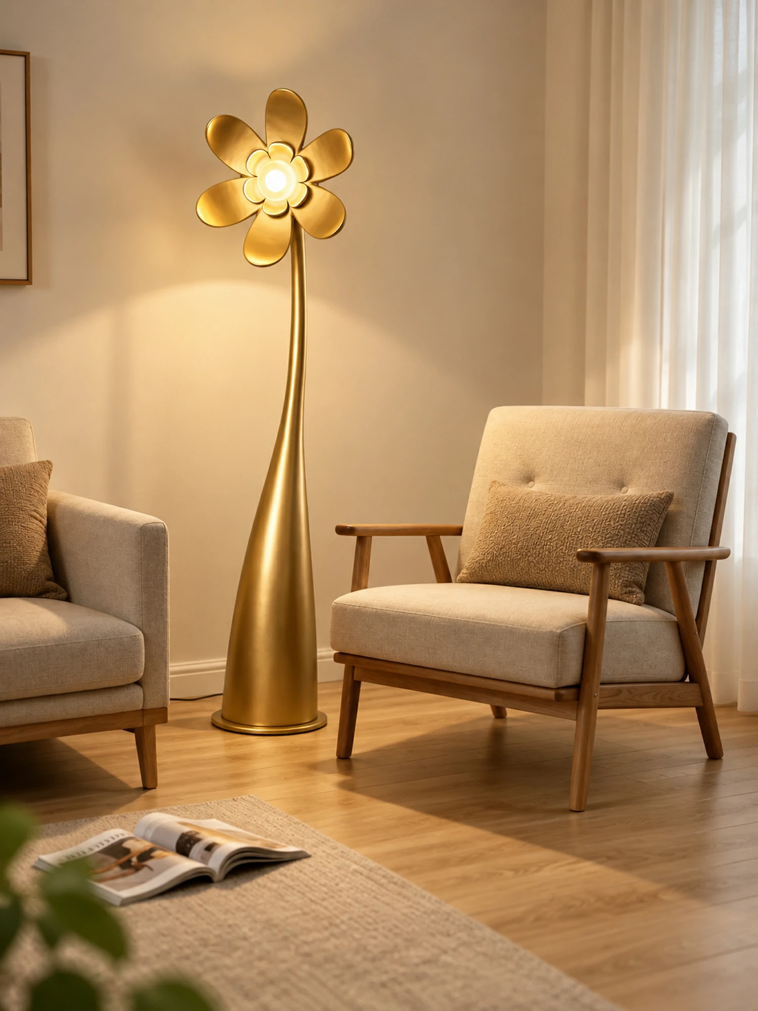Fleur Sculpture Floor Lamp - Image 6