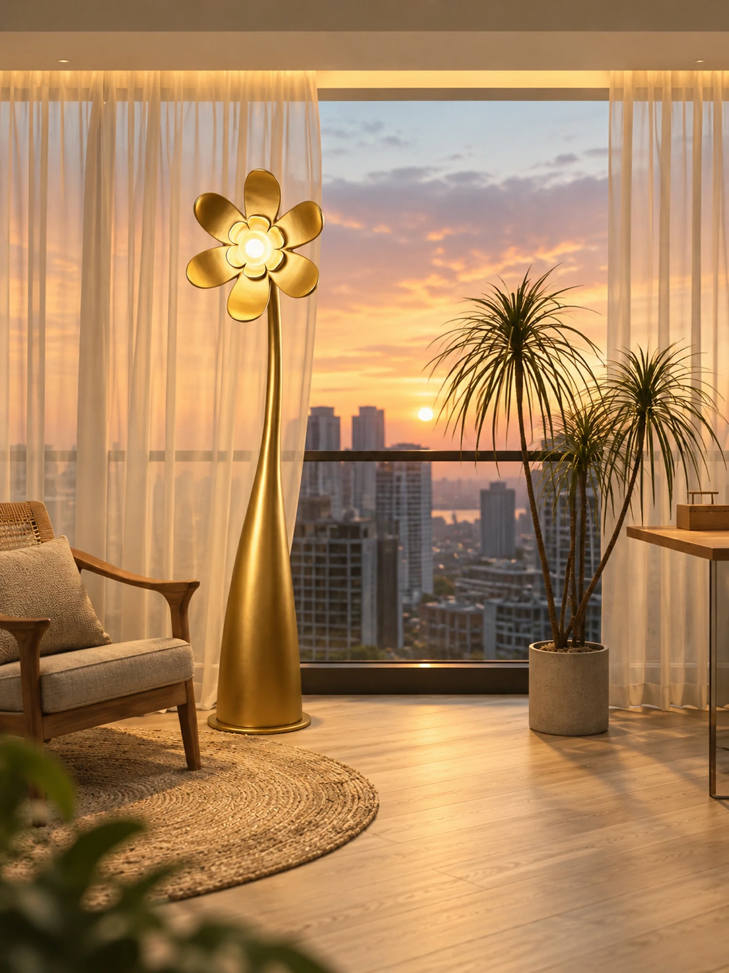 Fleur Sculpture Floor Lamp - Image 7