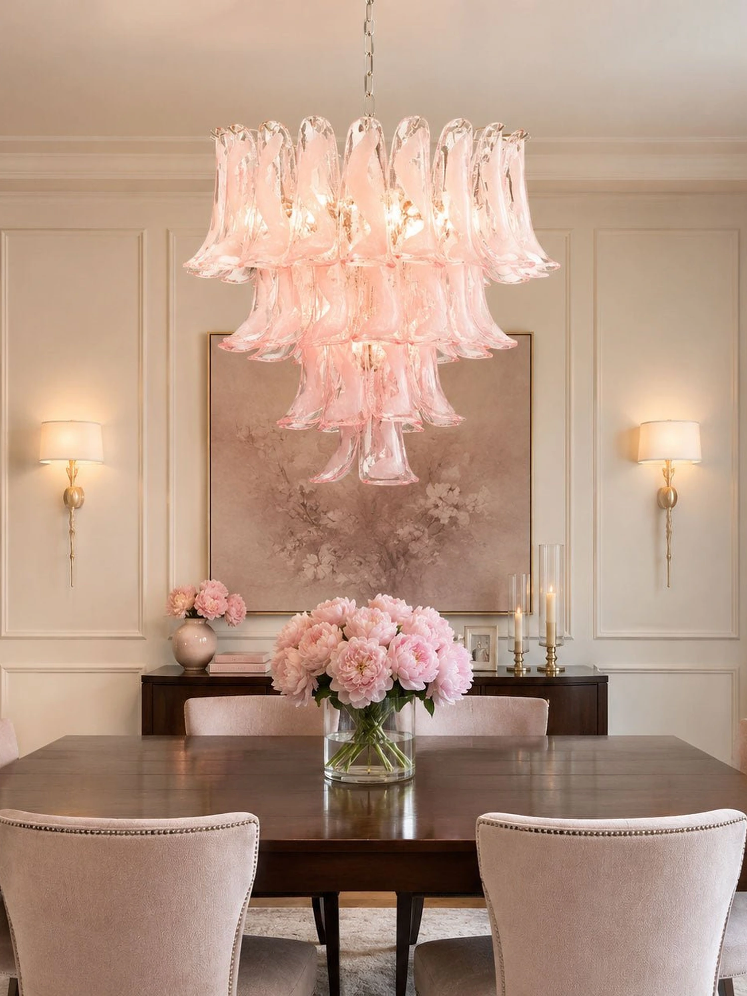 Florentine Lily Glass Chandelier - Image 2