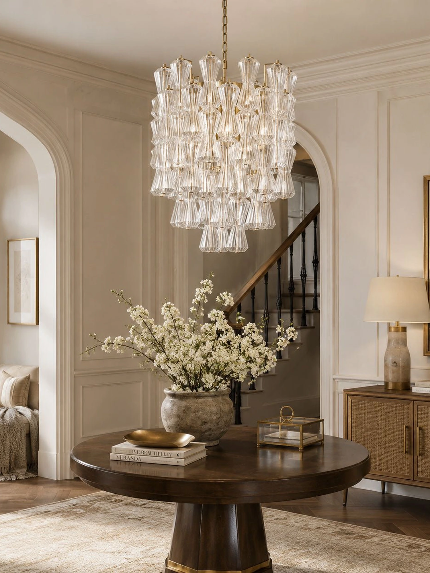 Florenzia Glass Chandelier - Image 3