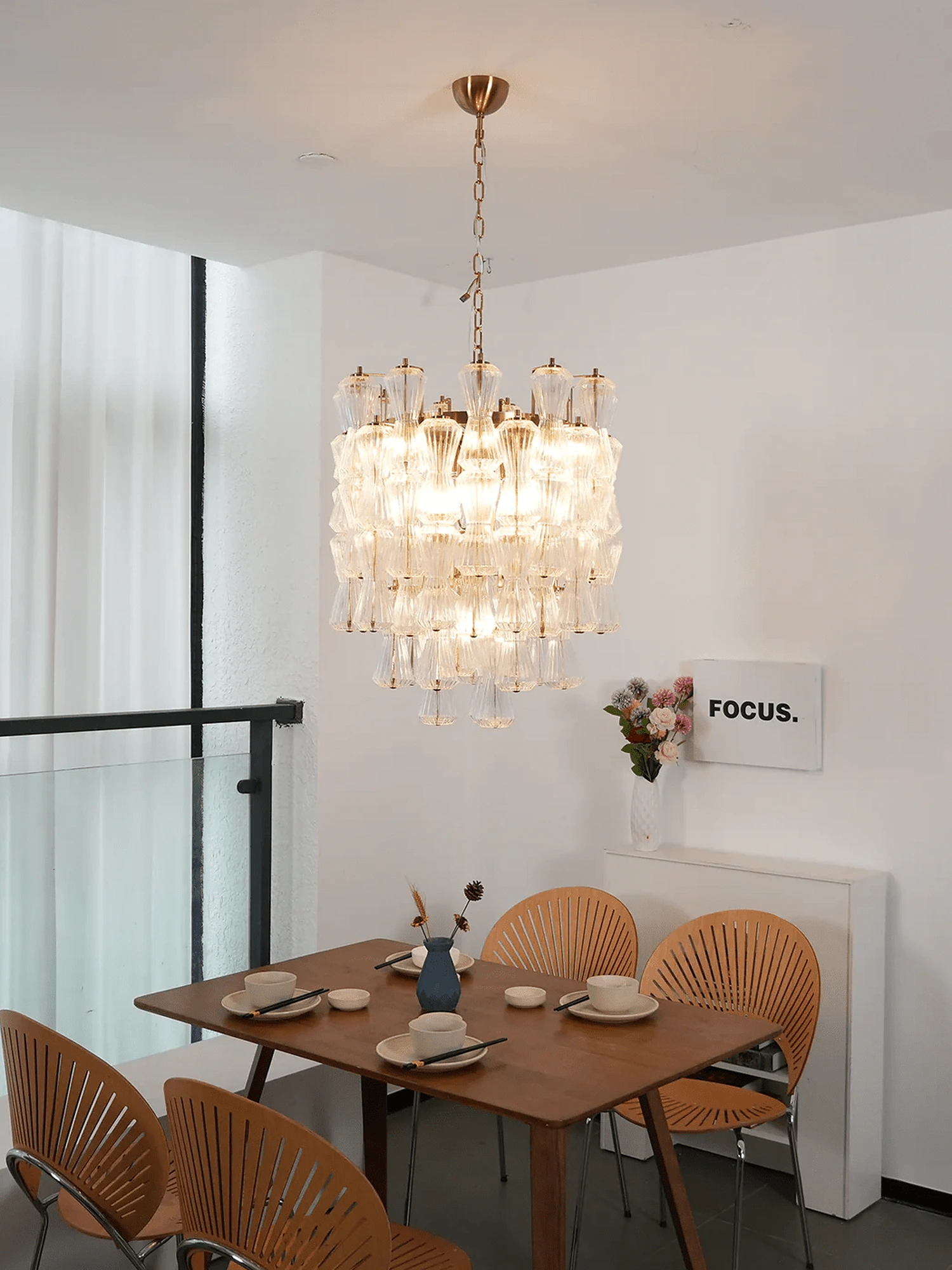 Florenzia Glass Chandelier - Image 6