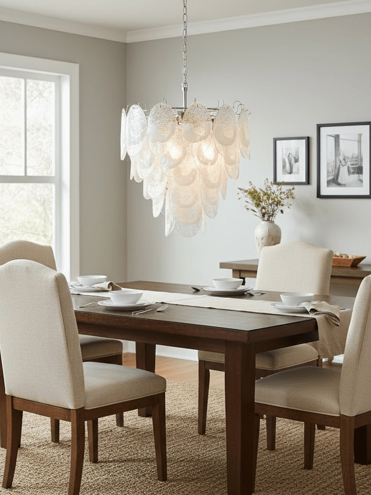 Frostelle Glass Chandelier - Image 4