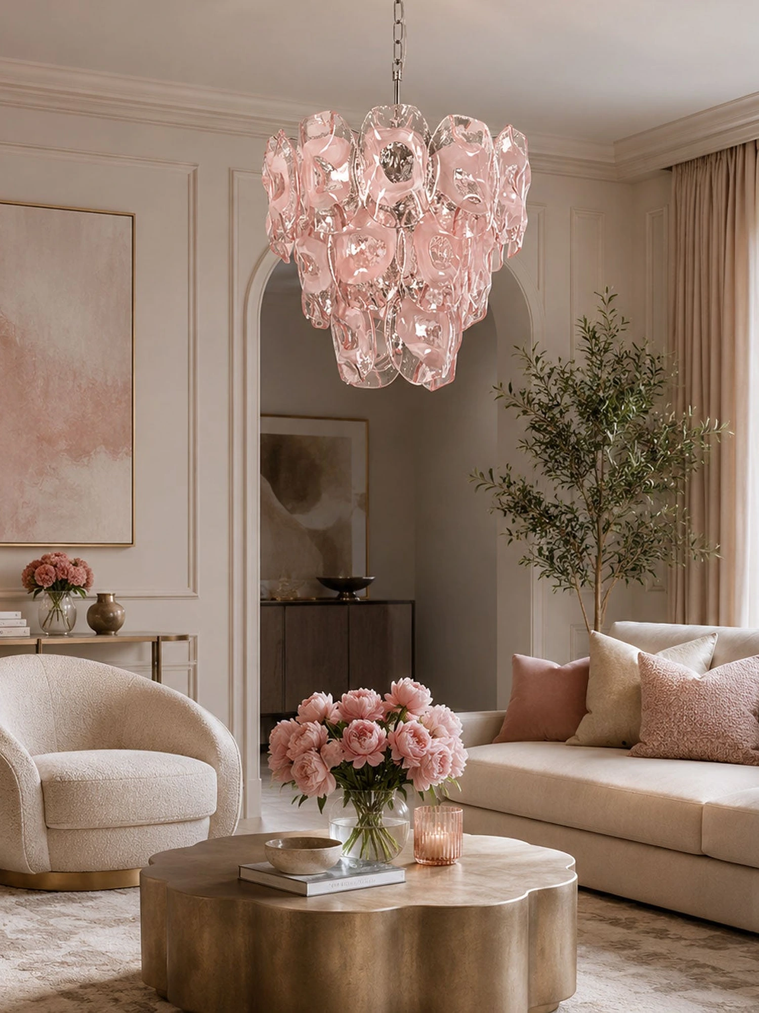 Frostelle Glass Chandelier - Image 5