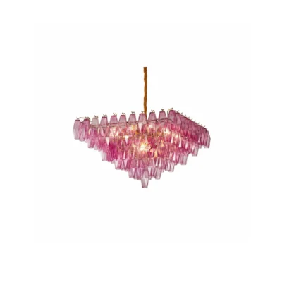 Fuchsia Prism Empire Chandelier
