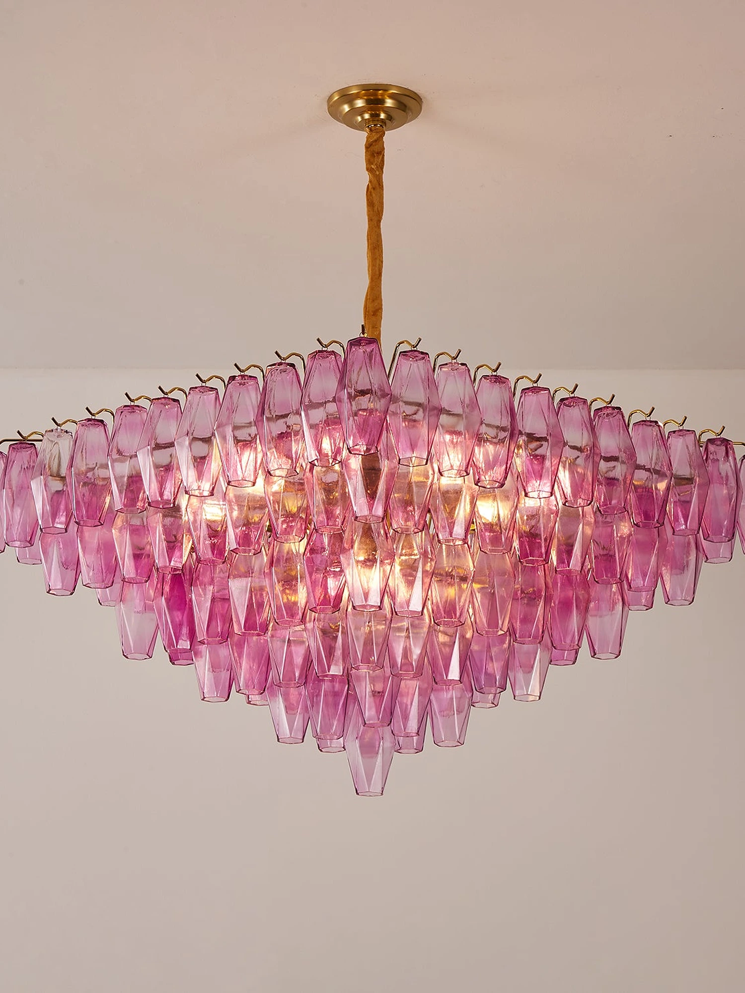 Fuchsia Prism Empire Chandelier - Image 8