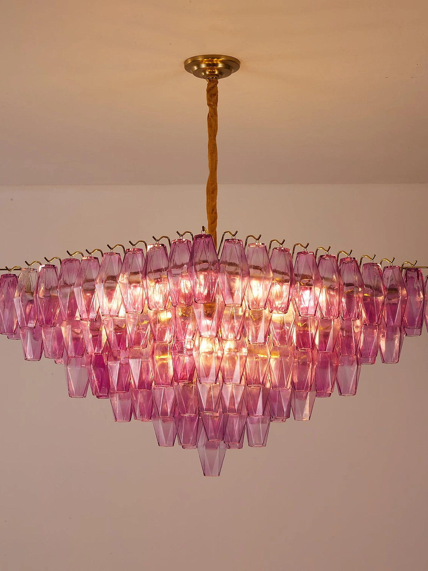 Fuchsia Prism Empire Chandelier - Image 10
