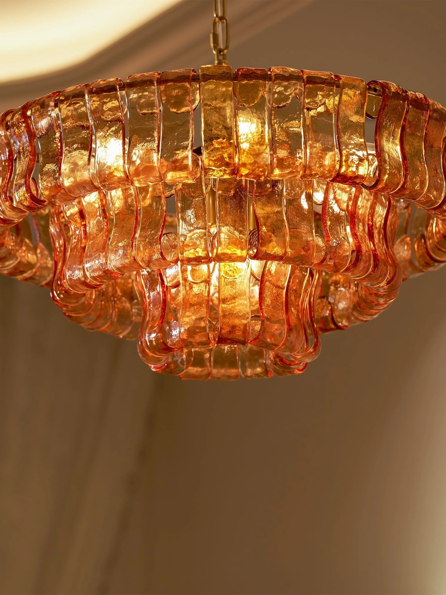 Ghiaccio Layered Glass Chandelier - Image 20