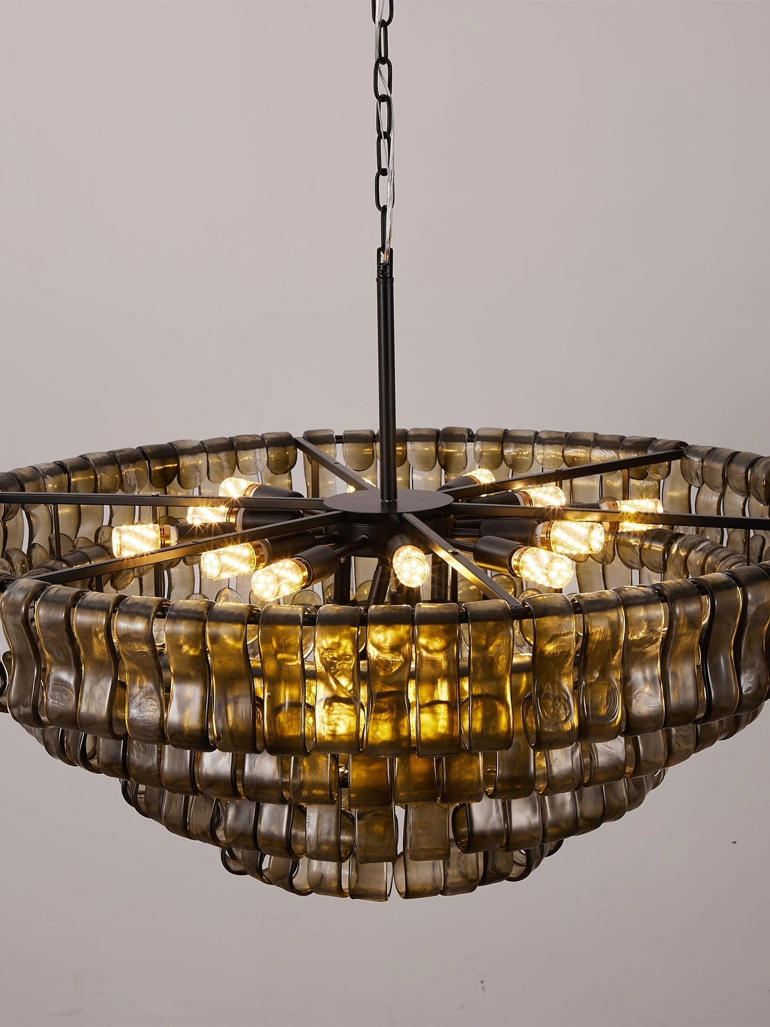 Ghiaccio Layered Glass Chandelier - Image 23