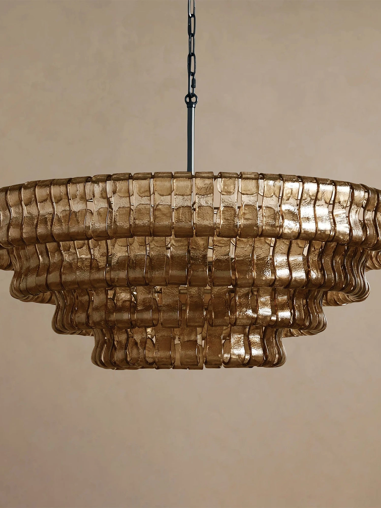 Ghiaccio Layered Glass Chandelier - Image 27