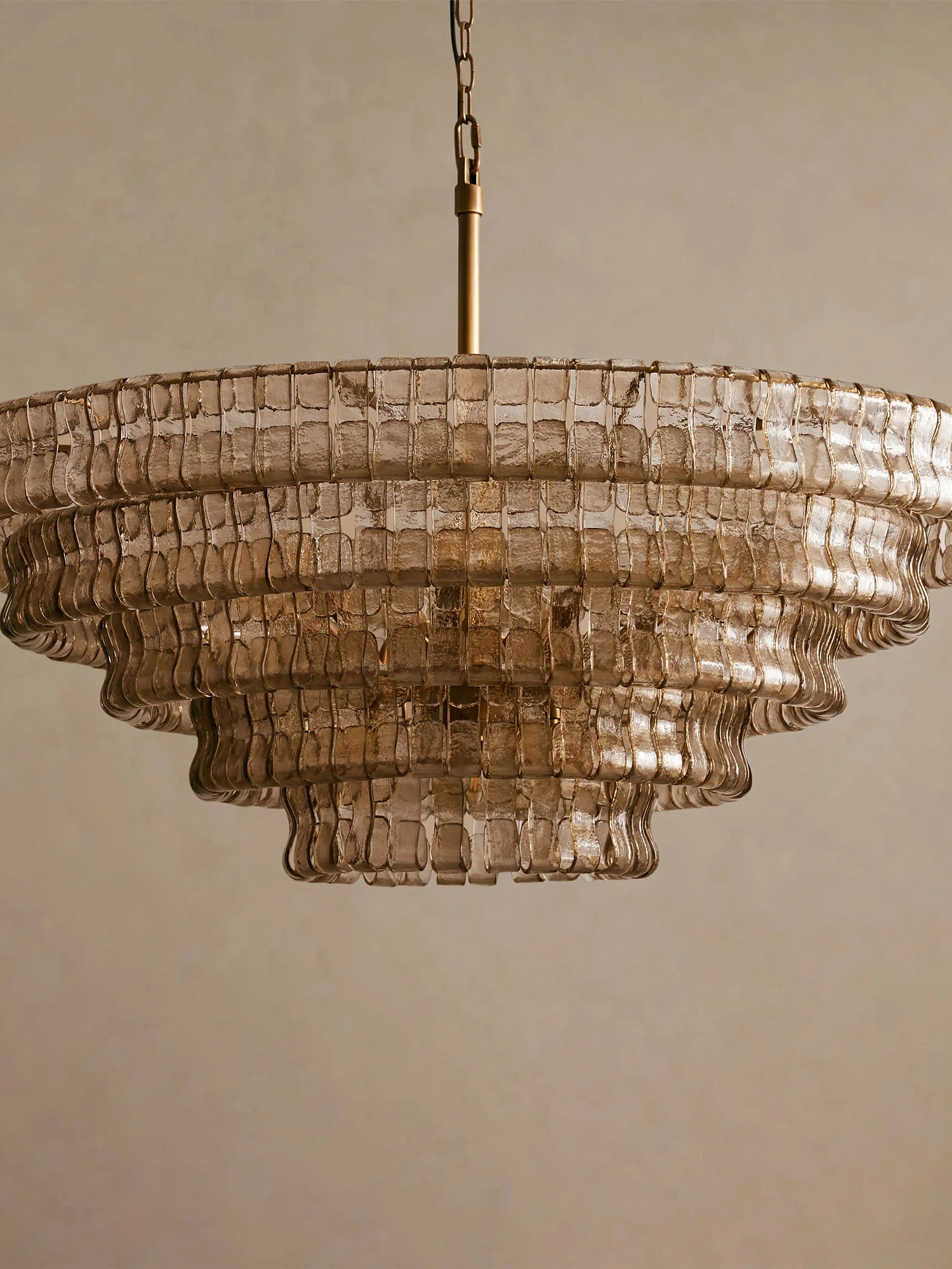 Ghiaccio Layered Glass Chandelier - Image 28