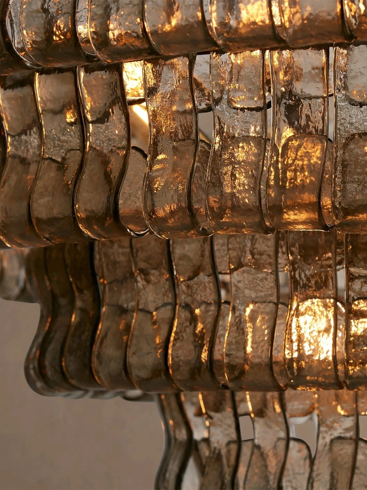 Ghiaccio Layered Glass Chandelier - Image 41