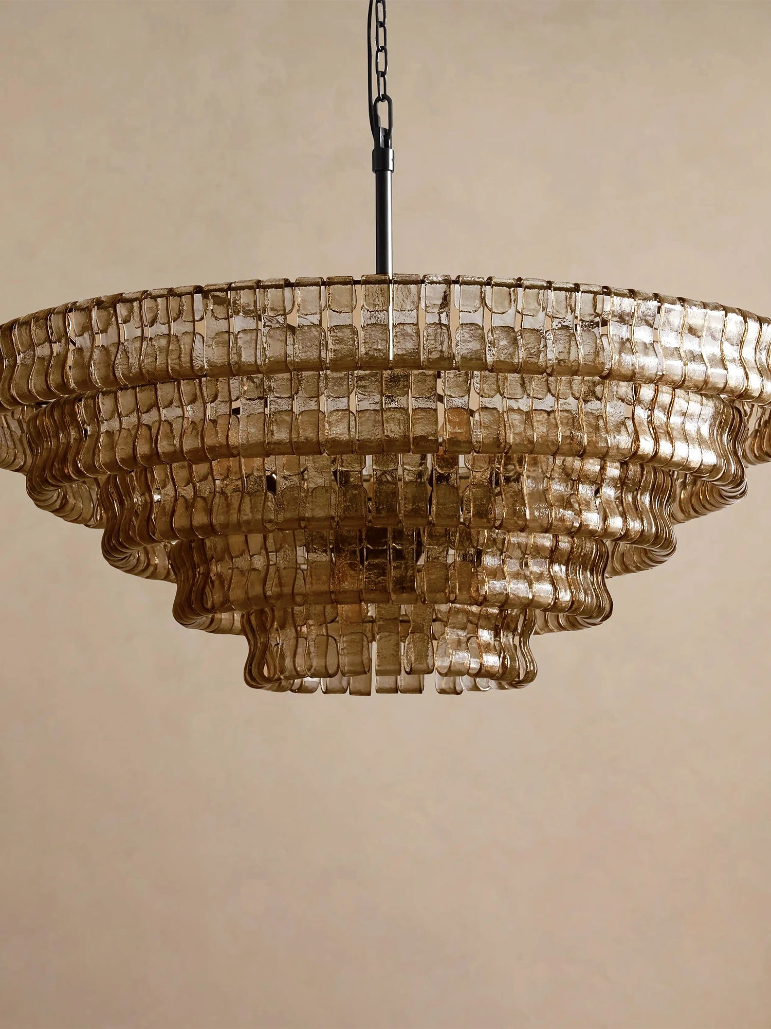 Ghiaccio Layered Glass Chandelier - Image 30