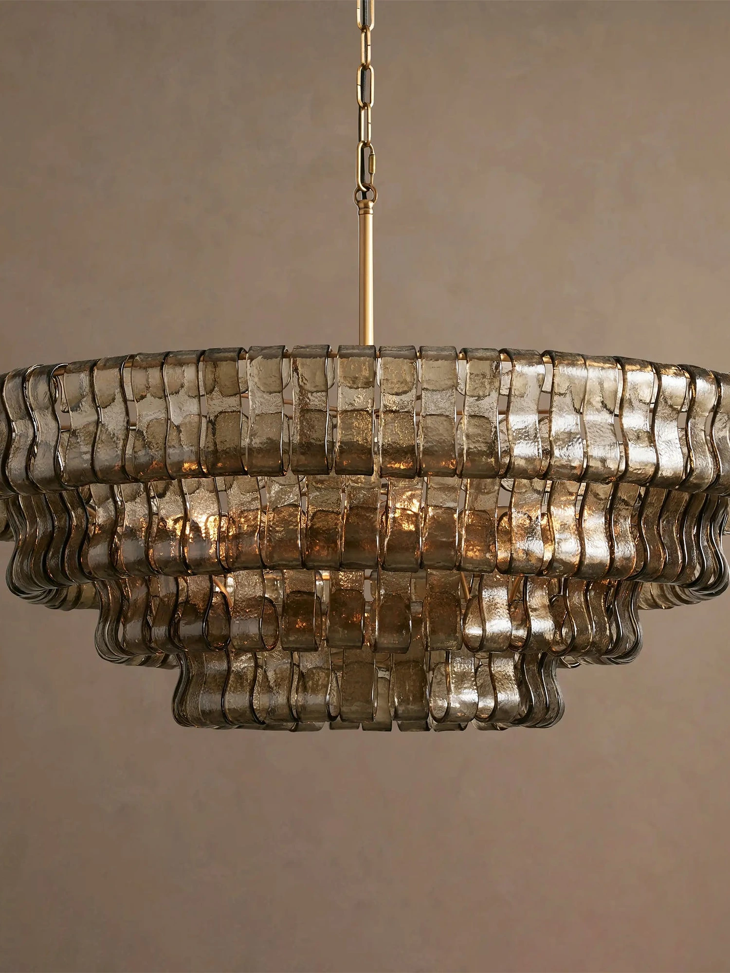 Ghiaccio Layered Glass Chandelier - Image 33