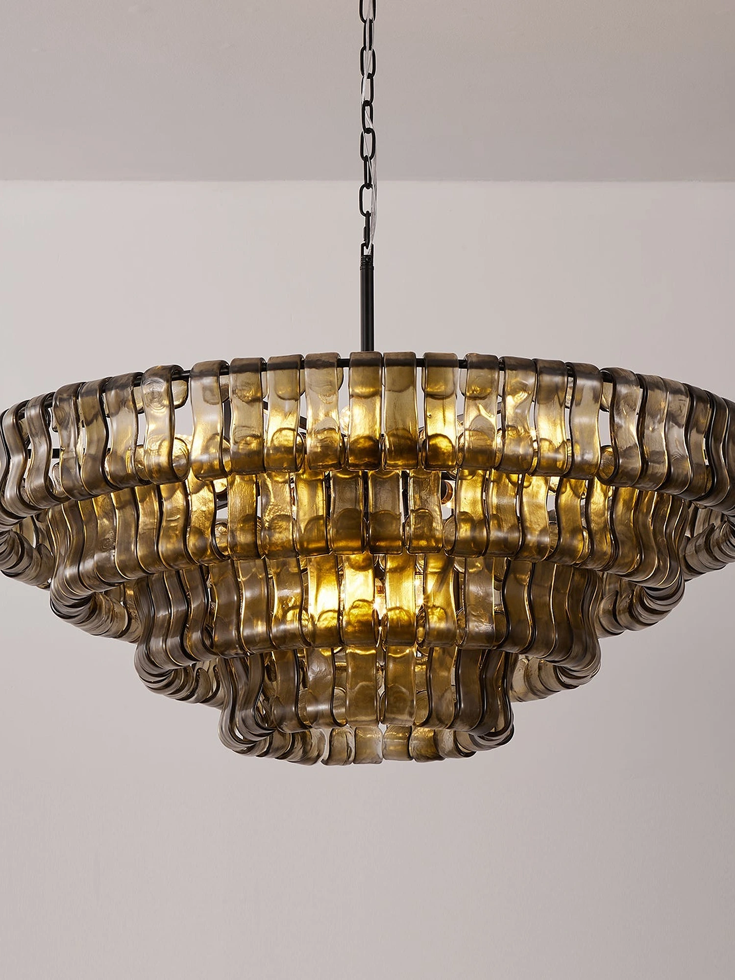 Ghiaccio Layered Glass Chandelier - Image 34